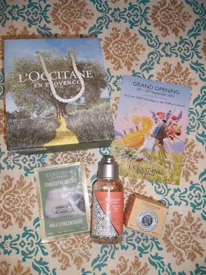 Tiny haul/L'Occitane goodies