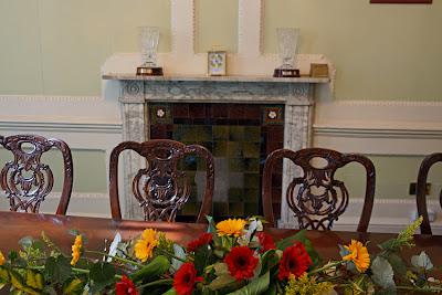Flowers and fireplaces