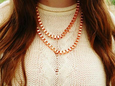 Most Coveted - H&M; Rose Gold Chain Necklace