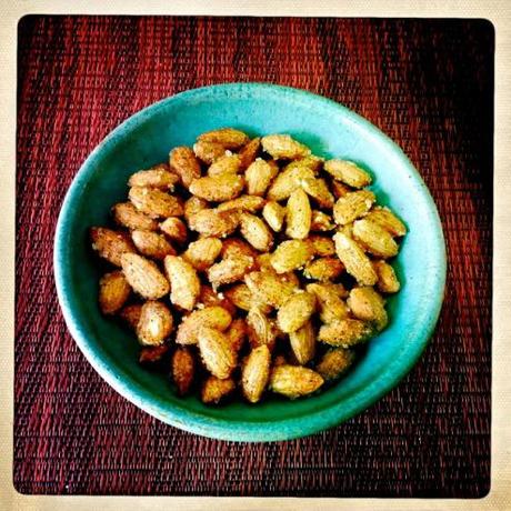 tequila + lime candied almonds