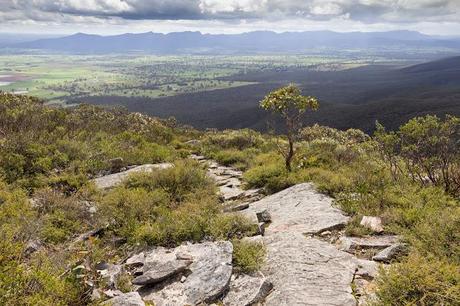 north west view from climb to mount abrupt