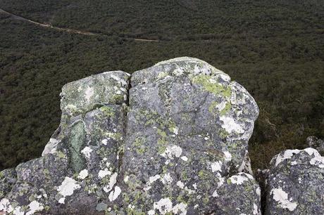 overhanging cliff