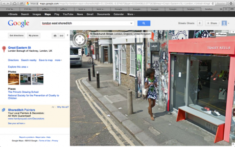 Street Ghosts – Exposing specters of Google Street View in real life Street Art