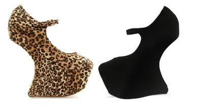 Sculpted Platform Shoes.