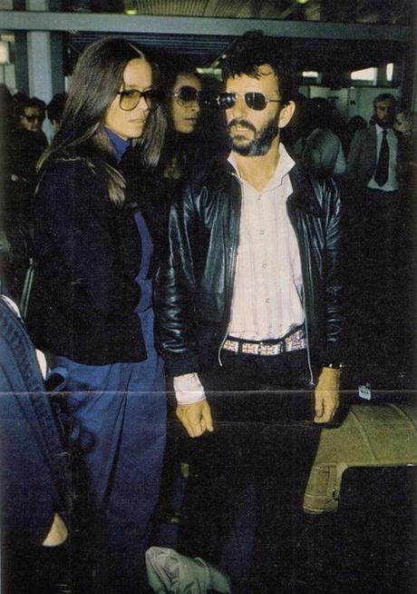 Barbara Bach and Ringo Starr
(Doing research on Bond Girls this morning.)