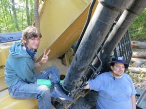 People Lock Themselves to Keystone XL Machinery to Defend Tree Village