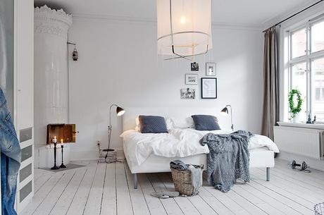 White and gray apartment