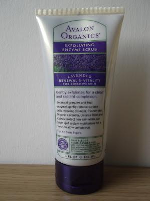 Review of Avalon Organics Exfoliating Enzyme Scrub