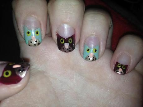 nail of the day: owl attack!