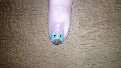 nail of the day: owl attack!