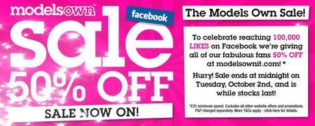 Models Own 50% Off Sale!