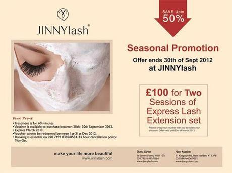 JINNYlash Extensions Promotion - 50% OFF - ACT FAST!