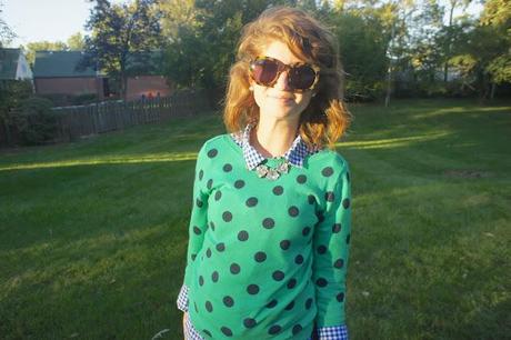 outfit: polka dots, gighman & sparkle