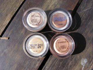 Comparison of MAC Paintpots & Maybelline Colour Tattoos