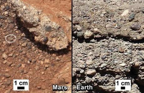 Curiosity finds ancient streambed on Mars