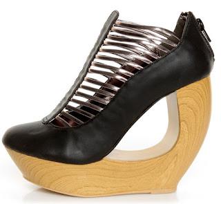 Shoe of the Day | Fahrenheit Lolita 05 Strappy Cutout Wedge Bootie