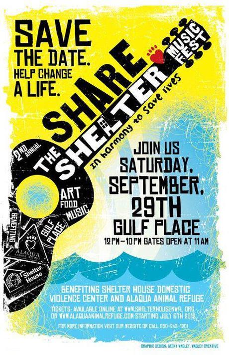 Share The Shelter Music Fest at Gulf Place September 29, 2012