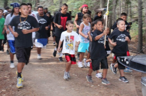 San Carlos Apache Made Annual Sacred Run Up Mount Graham This Summer, Protesting Desecration
