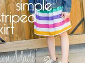 Simple Striped Skirt