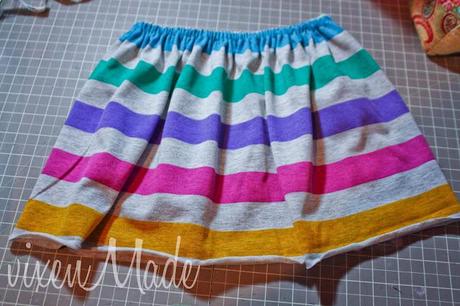 Simple Striped Skirt