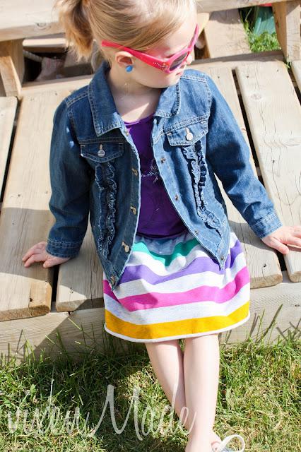 Simple Striped Skirt