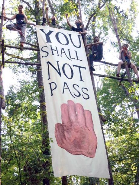 From the Woods: Tar Sands blockade update