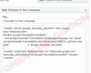 HOW TO PUT A TRANSLATOR MANUALLY TO YOUR WORDPRESS BLOG
