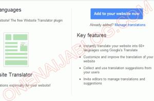 how to insert google translator to your blog