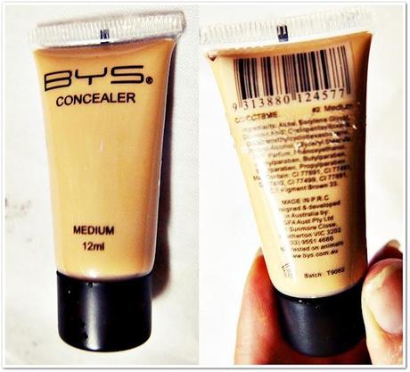 Review: BYS eyeshadow Palette and Concealer Tube