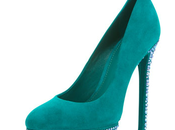 Malachite Brian Atwood: Francoise Crystal Suede Pump