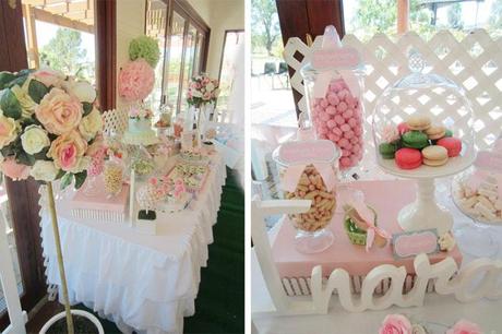 Rose Garden Themed 1st Birthday by Cakes by Joanne Charmand