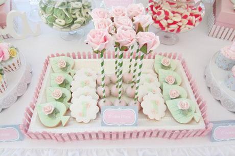 Rose Garden Themed 1st Birthday by Cakes by Joanne Charmand