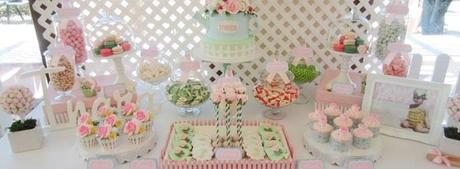 Rose Garden Themed 1st Birthday by Cakes by Joanne Charmand