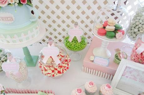 Rose Garden Themed 1st Birthday by Cakes by Joanne Charmand