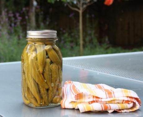HOT PICKLED OKRA