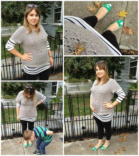 Mixing maternity & regular clothing: Week 20