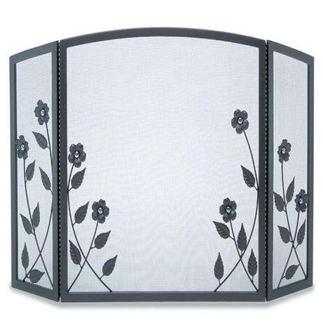 multi panel fireplace screen Fireplace Screen Designs and Guest Blogger HomeSpirations
