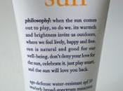 Lovin' with Philosophy "Here Comes Sun" Age-Defense Water-Resistant Broad-Spectrum Sunscreen