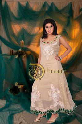 Dhaagey Stylish Party Wear Dress Collection 2012 For Eid al-Adha