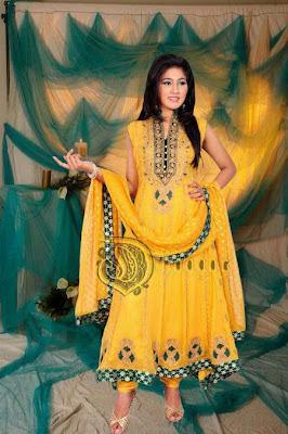 Dhaagey Stylish Party Wear Dress Collection 2012 For Eid al-Adha