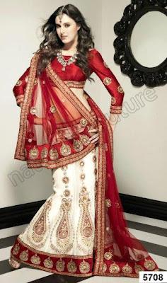 Natasha Couture 3 Pieces Bridal Lehenga Choli 2012-13 Collection