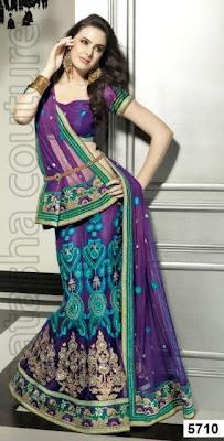 Natasha Couture 3 Pieces Bridal Lehenga Choli 2012-13 Collection