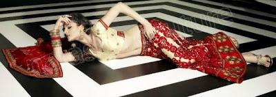 Natasha Couture 3 Pieces Bridal Lehenga Choli 2012-13 Collection