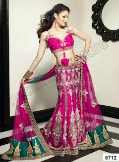 Natasha Couture 3 Pieces Bridal Lehenga Choli 2012-13 Collection