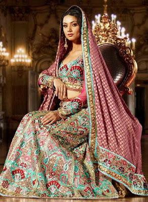 Latest Wedding Lehenga Designs Collection 2012