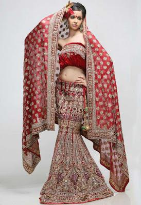 Latest Wedding Lehenga Designs Collection 2012