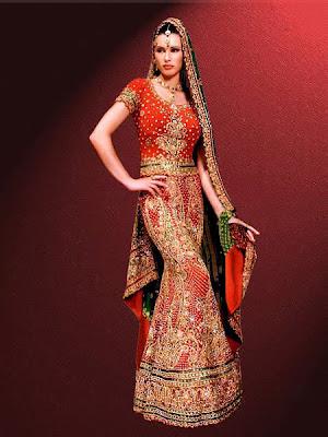 Latest Wedding Lehenga Designs Collection 2012