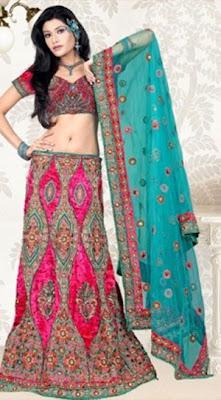 Latest Ghagra choli & Dupatta Style Collection For Bridal