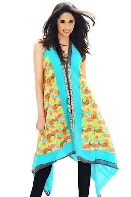 Hajra Hayat Stylish Tops & Dress Collection 2012