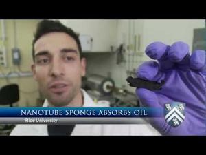 Cleaning Oil from Water with Nanosponges